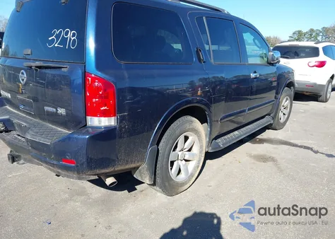 2010 Nissan Armada Se из США, поврежденный, VIN 5N1BA0ND6AN623298